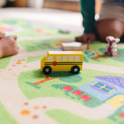 Melissa & Doug: Blue's Clues Town Activity Rug 112cm x 66cm | Playspaces and Decor | 3+ | Gift for Boy or Girl