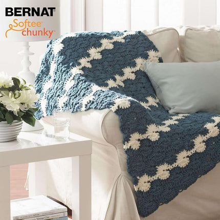 Bernat Softee Chunky Forest Yarn - (Pack of 3) 100g/3.5oz - Acrylic - 6 Super Bulky - 108 Yards - Knitting/Crochet