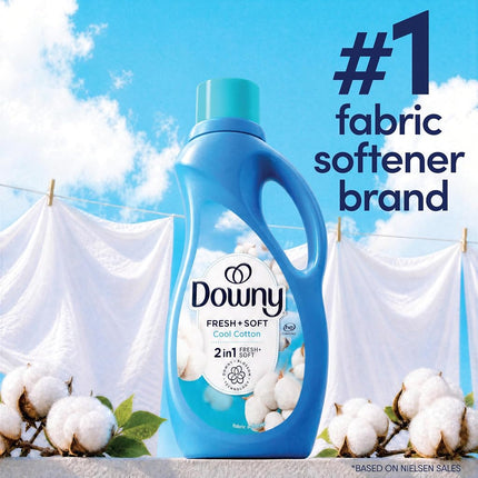 Downy Ultra Laundry Liquid Fabric Softener (Fabric Conditioner), Cool Cotton, 4.16L, 190 Loads