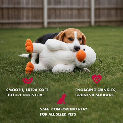 PetLou Colossal Durable Squeak Dog Toys -Durable Fabric -Tough and Reliable for Aggressive Chewers (00352)