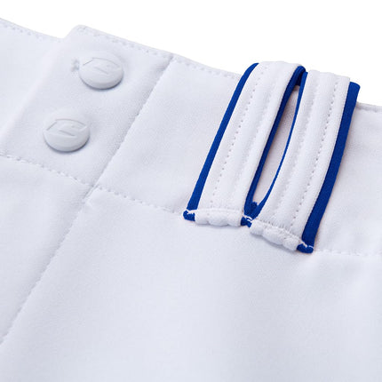 CHAMPRO Pantalón de Béisbol Triple Crown para Joven Niño Blanco, Royal