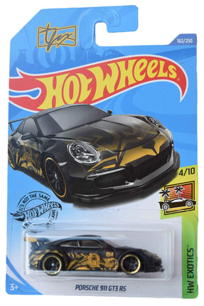 Hot Wheels Porsche 911 GT3 RS 162/250, Black, 1:64