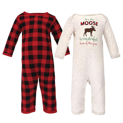 Pyjama de Noël Hudson Baby, Bébé Wapiti Wonderful Time, 0-3 mois