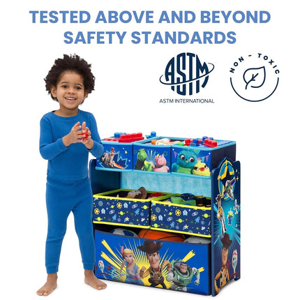 Delta Children Disney/Pixar Toy Story 4 6 Bin Design and Store Toy Organizer