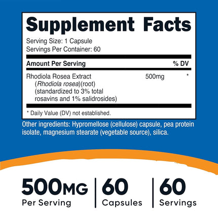 Nutricost Rhodiola Rosea 60 Caps