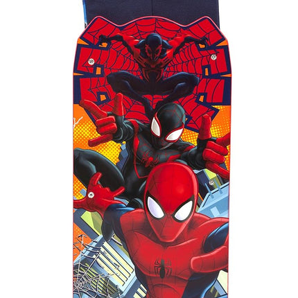 Delta Children Spider-Man Multi-Bin Toy Organiser, Plastic, Red and Blue