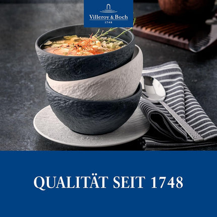 Villeroy & Boch Manufacture Rock Bowl, Black, 650 mL