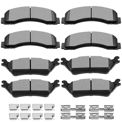 SCITOO D1414 D1602 Front Rear Brake Pads Sets Fit 