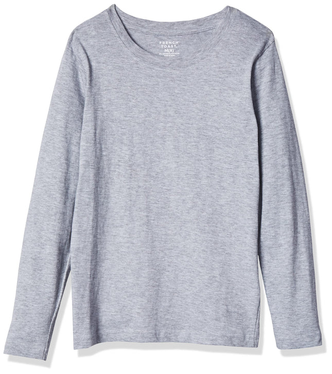 French Toast Boys' Long Sleeve Crewneck Tee T-Shir