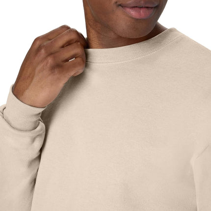 Hanes Men's Ecosmart Fleece Sweatshirt, Cotton-blend Pullover, Crewneck Sweatshirt for Men, 1 Or 2 Pack Available, Sand - 1 Pack, 3XL