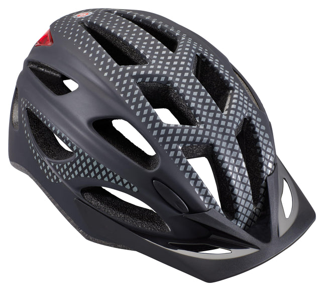 Schwinn Beam LED Lighted Adult Bike Helmet, Reflec