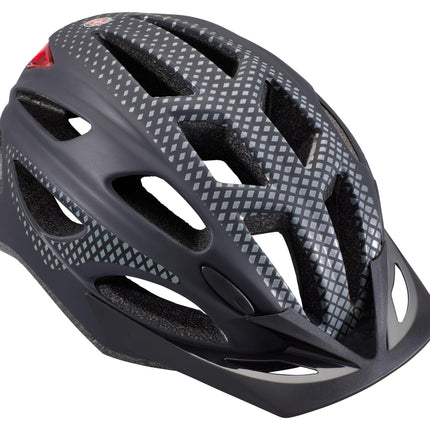 Schwinn Beam LED Lighted Adult Bike Helmet, Reflec