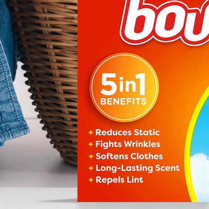 Bounce Dryer Sheets, 330 count, Outdoor Fresh Scent, Fabric Softener Sheets, Reduces Static, Softens and Fights Wrinkles