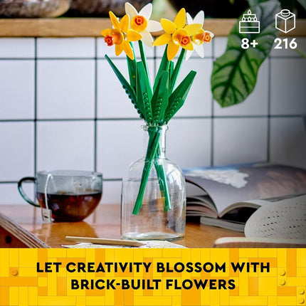 LEGO Daffodils 40646 - Botanical Collection, White,yellow