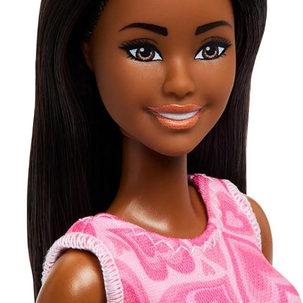 Barbie Careers Teacher Playset with Fashion Doll Wearing Removable Dress, Toddler Small Doll, Classroom Board & Accessories, JMK17