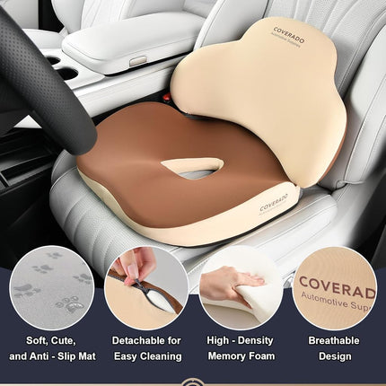 Coverado Lumbar Support Pillow for Car