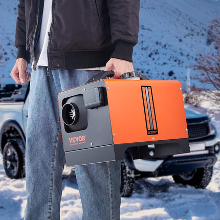 VEVOR 8 KW Diesel Air Heater, Bluetooth App Control All-on-one Diesel Heater with Automatic Altitude Adjustment, Remote Control and LCD, Portable Parking Heater for RV Trailer Camper Van Boat