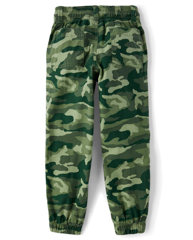 The Children's Place Boys' Woven Stretch Pull on Jogger Pants, Greenwich, 10