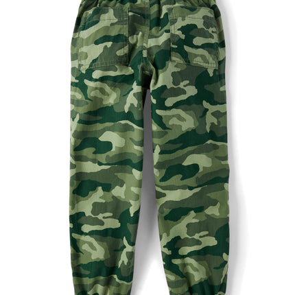The Children's Place Boys' Woven Stretch Pull on Jogger Pants, Greenwich, 14
