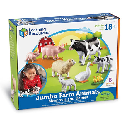 Learning Resources Jumbo Mommas and Babies Farm Animals