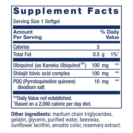 Life Extension Super Ubiquinol Coq10 with Biopqq Softgels, 30 Count