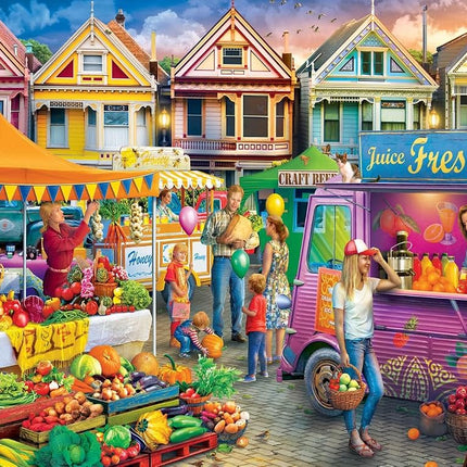 MasterPieces 750 Piece Jigsaw Puzzle for Adults, Family, Or Youth - Weekend Market - 18"x24"