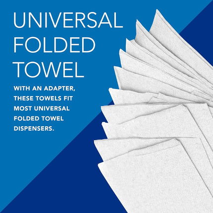 Scott Multifold Hand Towels 6633, 1-Ply, White, Soft, Strong & Highly Absorbent – Ideal for Everyday Hand Drying, 25 Packs x 175 Sheets (4,375 Total)