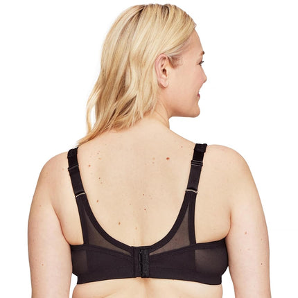 Glamorise MagicLift Seamless Firm Support Wirefree Bra 1007 (Women's & Women's Plus) Black