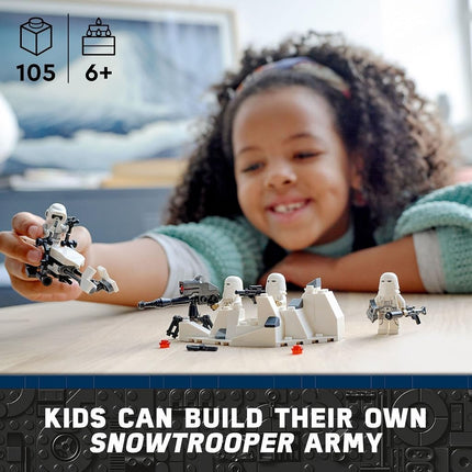 Lego Star Wars Snowtrooper Battle Pack 75320; Toy Building Kit for Kids Aged 6 and up (105 Pieces)