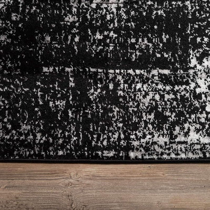Unique Loom 3137802 Sofia Collection 2 Feet (2' x 13') Runner Traditional Oriental Distressed Vintage Area Rug, 2.5 x 13, Black