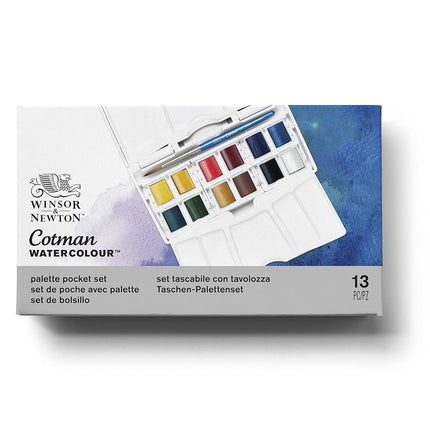 Winsor & Newton Watercolour Half Pan Compact Set
