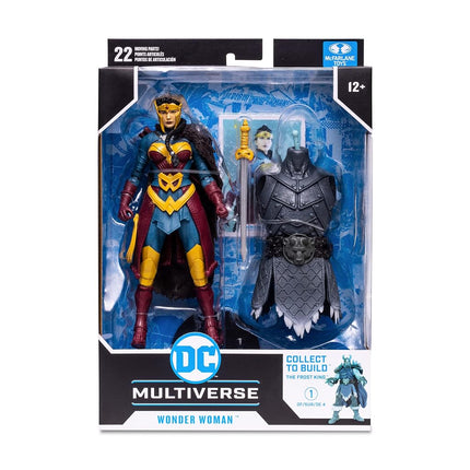 McFarlane Toys, 7-Inch DC Endless Winter Wonder Woman Action Figure with 22 Moving Parts, Collectible DC Figure with Unique Collectible Character Card – Ages 12+