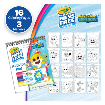 Crayola Color Wonder Bundle, Mess Free Coloring Pads & Markers, 3 Pack