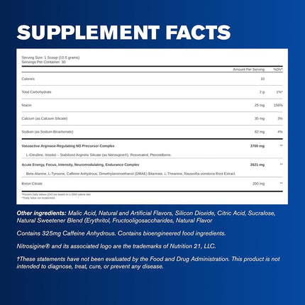 GAT Clinically Tested Nitraflex, Testosterone Enhancing Pre Workout, Fruit Punch,300 Gram