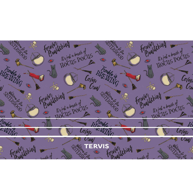 Vaso Tervis Traveler Hocus Pocus - Forever Bewitchin' de triple pared con aislamiento, taza de viaje que mantiene las bebidas frías y calientes, 590 ml, acero inoxidable
