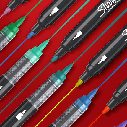 Sharpie Creative Marker Acrylic Paint Pens | Water-Based Paint Markers | No-Bleed Ink Writes on Most Surfaces | Bullet Tip | Crafting & Art Supplies | Assorted Colours | 5 Count