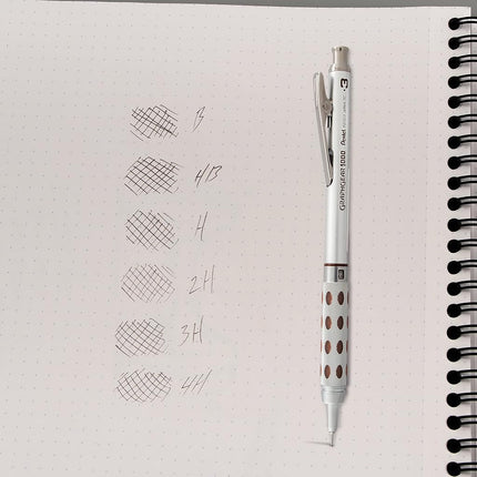 Pentel Super Hi-Polymer Lead, 0.3mm, Extra Fine, 3H, 12 pcs/Tube, Box of 12 (300-3H)