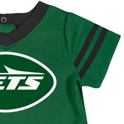 NFL New York Jets Team Jersey Dress and Diaper Cover, Green/White New York Jets, 18 Months