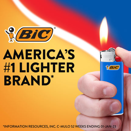 BIC Mini Lighter, Assorted Colors, Set of 8 Lighters