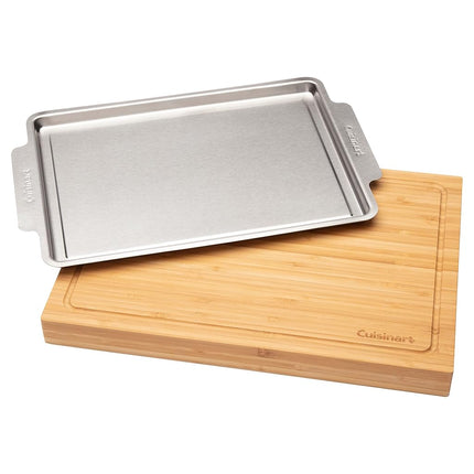 Tabla de cortar de bambú Cuisinart CPK-4884 con bandeja oculta