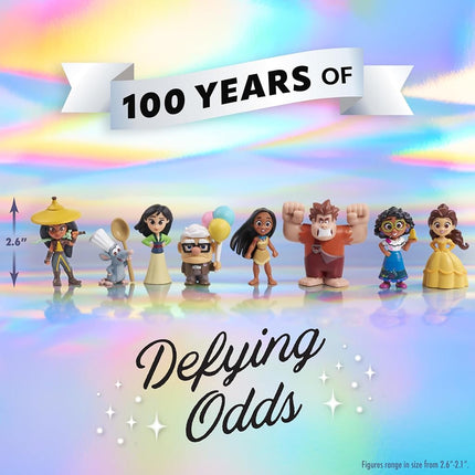 Disney100 años desafiando la colección de celebración de probabilidades, paquete de 8 figuras de edición limitada, juguetes para niños a partir de 3 años de Just Play