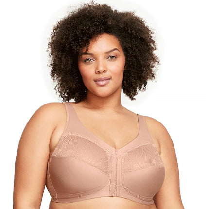 Glamorise MagicLift Natural Shape Front-Closure Wirefree Bra 1210 (Women's & Women's Plus)