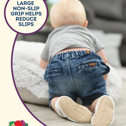Fruit of the Loom Botines Térmicos Acogedores con Agarre Antideslizante para Bebés Niñas, Niños, Unisex -, Marfil, 0-6 Meses Bebé