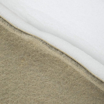 ECOTRIC Driver Bottom Replacement Seat Cover Camel Tan Compatible with 2008-2010 Ford Super Duty F250 F350 F450 F550 Lariat