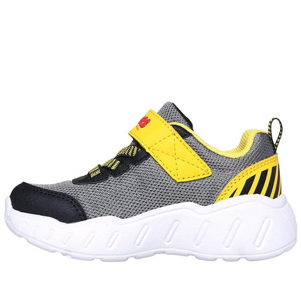 Skechers Boys' Play Scene Trainer, Black, 9 UK Toddler