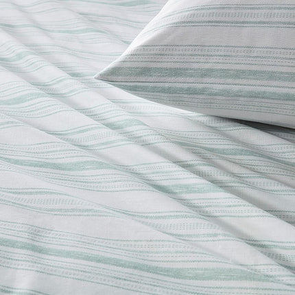 Comfort Spaces 100% Cotton Sheet Set Breathable, Lightweight, Soft with 14" Elastic Pocket Fits up to 16" Mattress, All Season Cozy Bedding, Matching Pillow Case, King Good Vibes 4 Piece