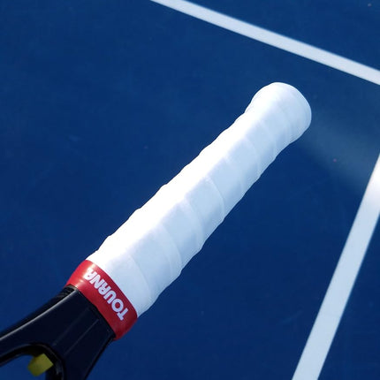 Tourna Unique Unisex - Adult Overgrip Mega Tac 3 Pack, White, Standard