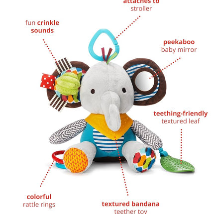 Skip Hop Bandana Buddies Activity Toy - Elephant