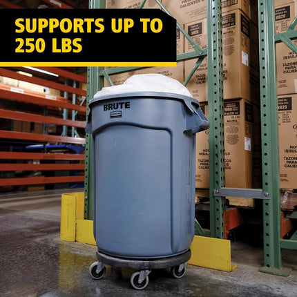 Rubbermaid BRUTE Trash Can Dolly - Black