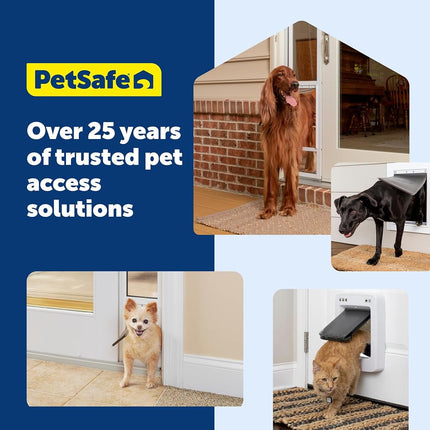 PetSafe Dog Door for Screen Door – Size Large – for Dogs and Cats up to 100 lb – Use in Screen Doors – Window Screens and Porch Screens
